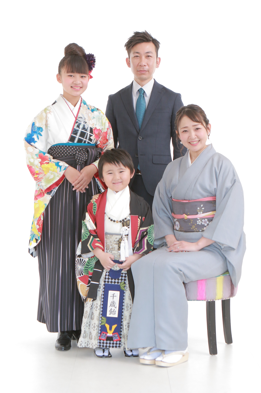 753撮影 家族写真を撮る時の服装は 深谷店