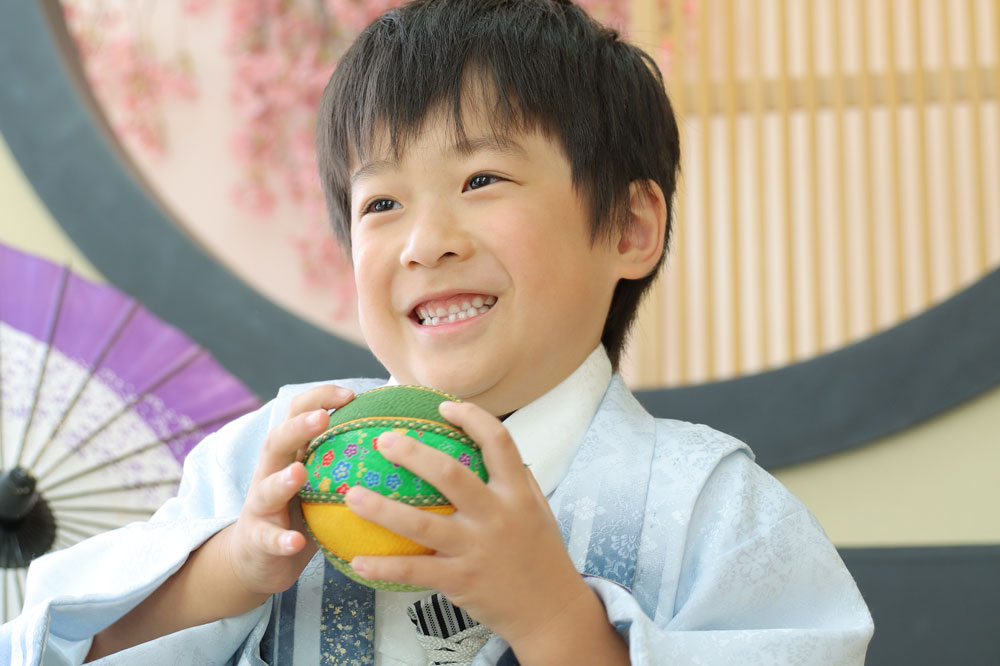 5歳のお客様の七五三写真です。