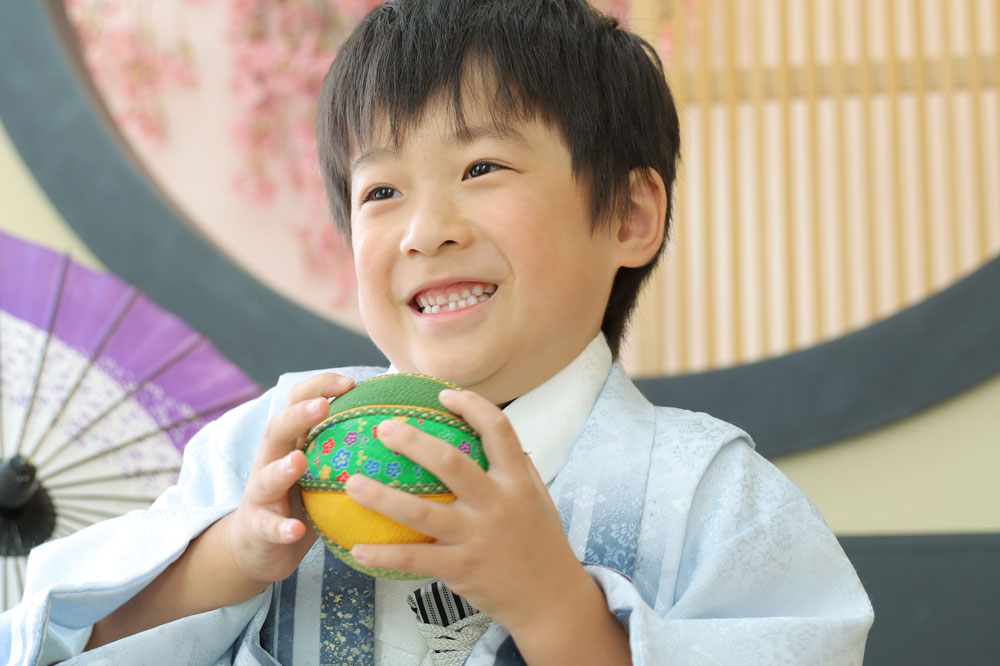 七五三5歳の写真です。